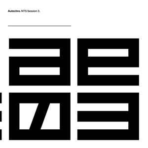 Autechre - NTS Session 3 album cover