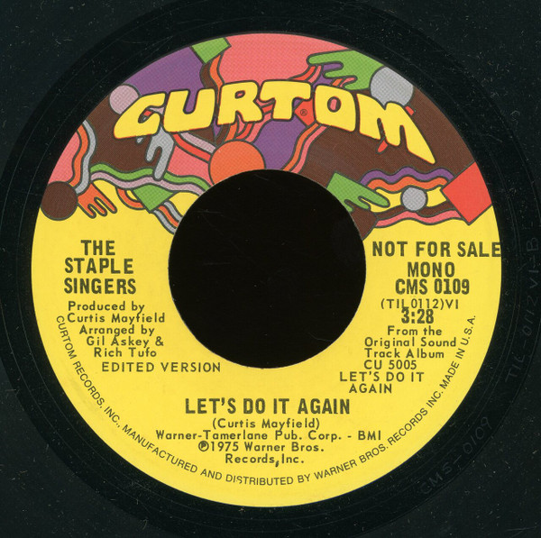 The Staple Singers – Let's Do It Again / After Sex (1975, Terre