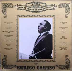 Enrico Caruso Enrico Caruso Volume 4 1973 Vinyl Discogs