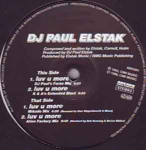 Paul Elstak - Luv U More album cover