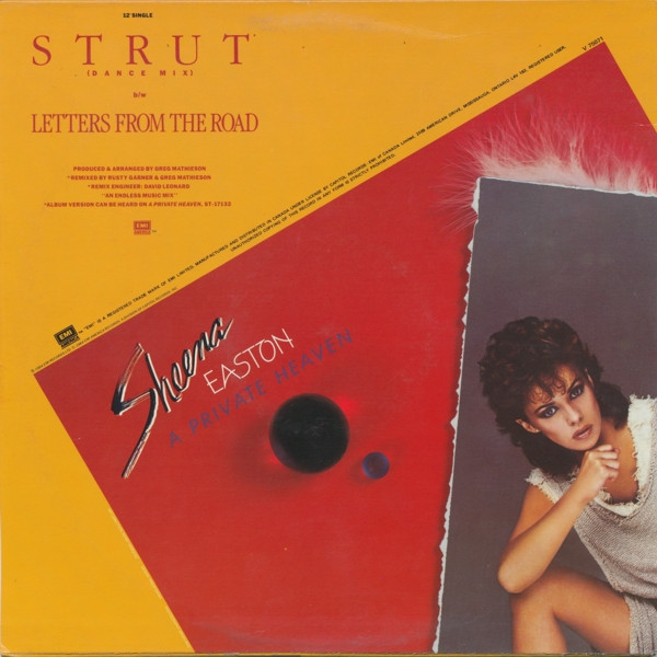 Sheena Easton - Strut | EMI America (V-75071) - 2