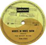 Cover of Nights In White Satin, 1968, Vinyl