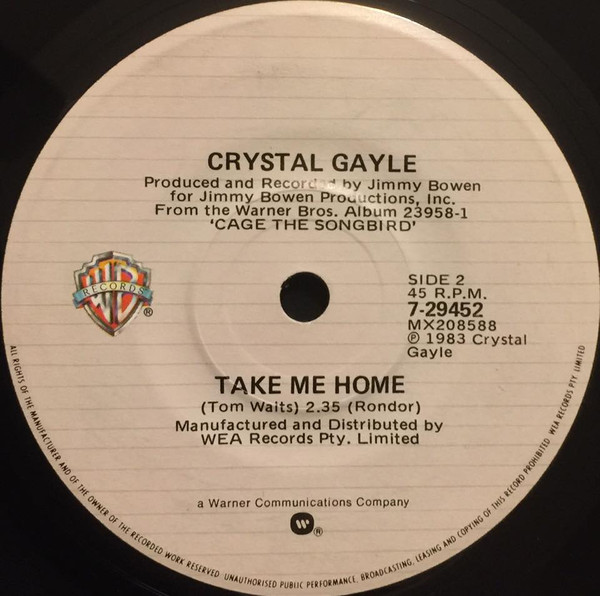 baixar álbum Crystal Gayle - The Sound Of Goodbye Take Me Home