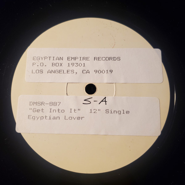 Egyptian Lover – Get Into It / Dance Music (1987, Vinyl) - Discogs
