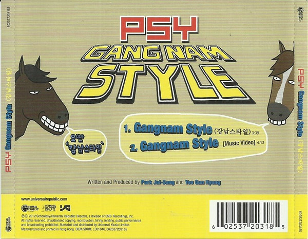 Psy – Gangnam Style (2012, CD) - Discogs