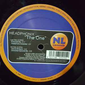 Portada de album Headphonix - The One