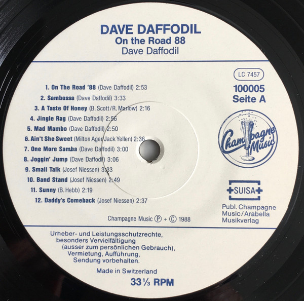 lataa albumi Dave Daffodil - On The Road 88