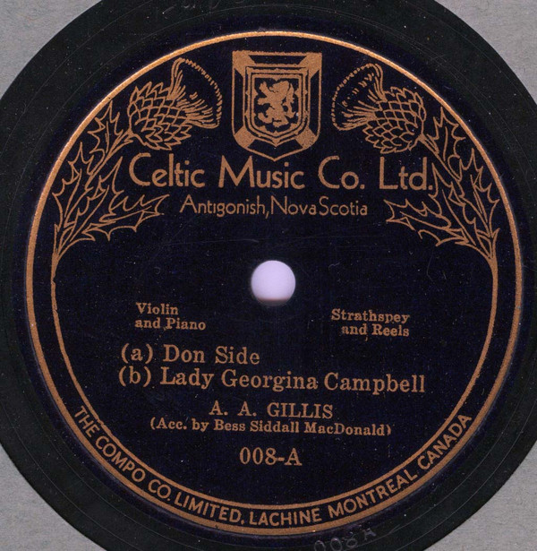 ladda ner album A A Gillis Acc By Bess Siddall MacDonald - Don Side Lady Georgina Campbell Johnnie Cope