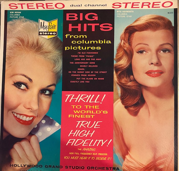 The Hollywood Grand Studio Orchestra - Big Hits From Columbia Pictures |  Releases | Discogs