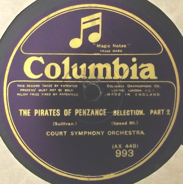 télécharger l'album Court Symphony Orchestra - The Pirates Of Penzance Selection Part 1 Part 2