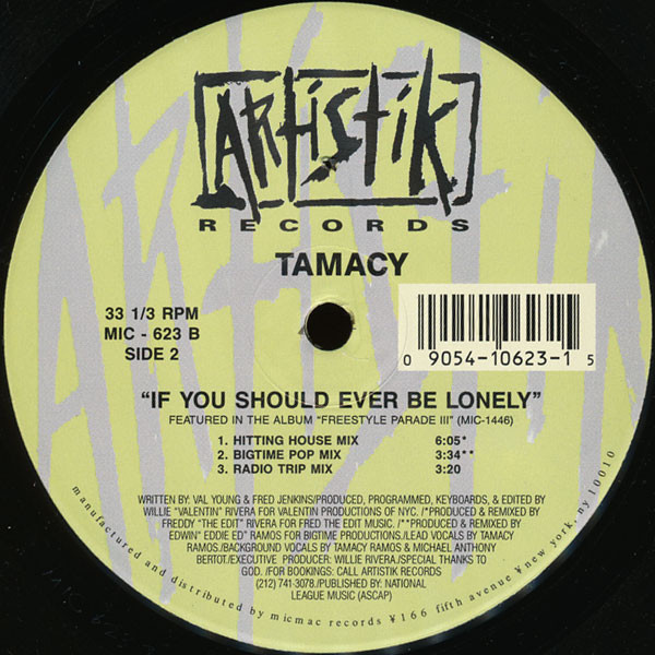 lataa albumi Tamacy - If You Should Ever Be Lonely