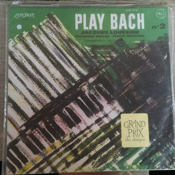 Jacques Loussier Trio Bach 2 x 12 " LP P883 Play Bach 