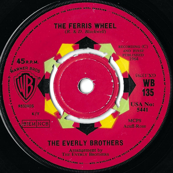 The Everly Brothers – The Ferris Wheel (1964, Vinyl) - Discogs