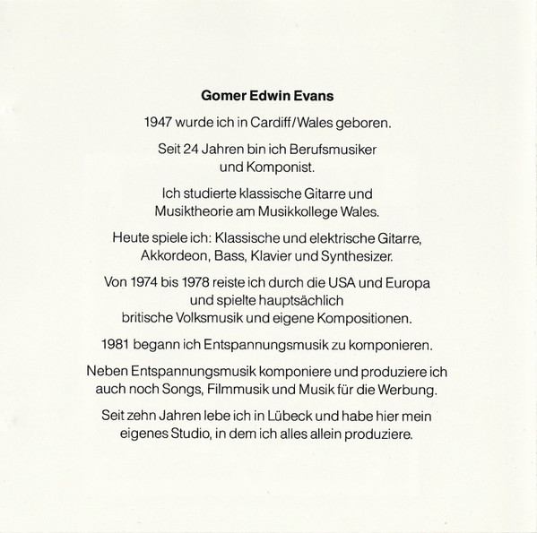 last ned album Gomer Edwin Evans - Harmonische Instrumental Musik Zum Träumen Und Entspannen Für Den Widder