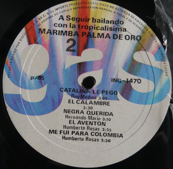 télécharger l'album Marimba Palma De Oro - A Sequir Bailando Con La Tropicalisima