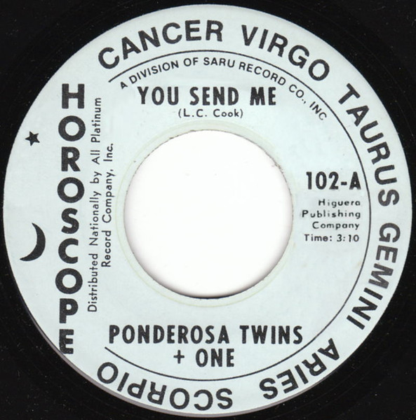 Ponderosa Twins + One – You Send Me (1971, Vinyl) - Discogs