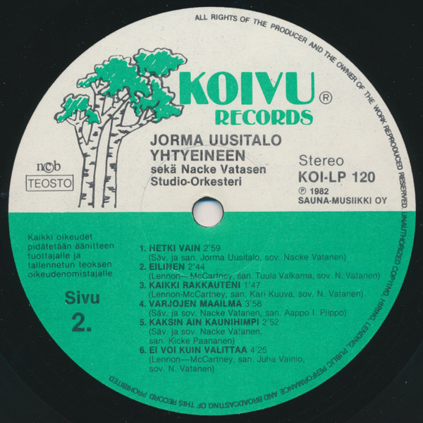 Album herunterladen Jorma Uusitalo - Hetki Vain