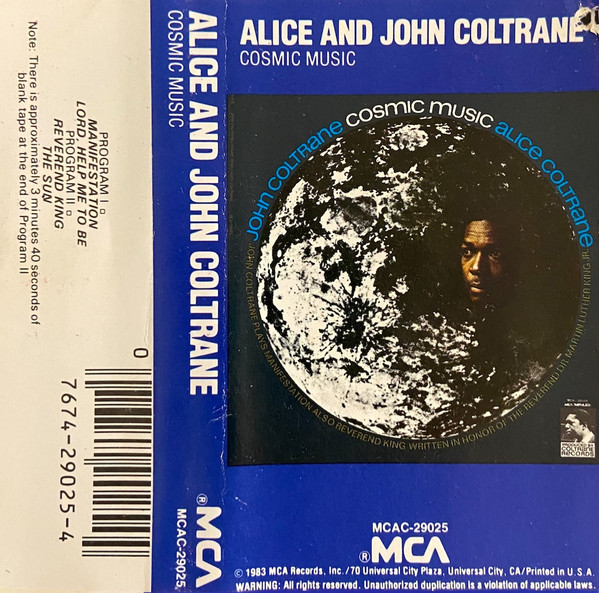 John Coltrane, Alice Coltrane - Cosmic Music | Releases | Discogs