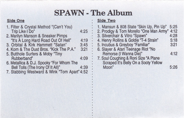 Spawn The Album (1997, Cassette) - Discogs