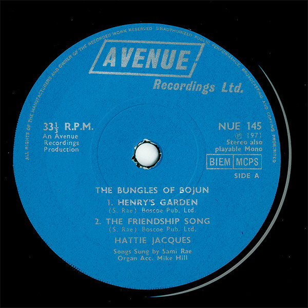 Album herunterladen Hattie Jacques - The Bungles Of Bojun 3