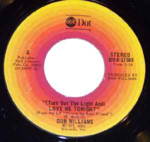 Don Williams (2) - (Turn Out The Light And) Love Me Tonight album cover