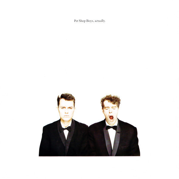 Обложка конверта виниловой пластинки Pet Shop Boys - Actually