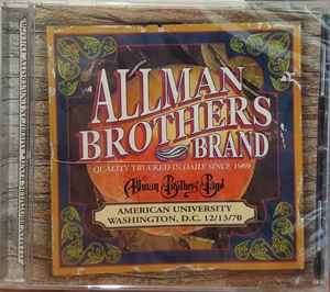 The Allman Brothers Band - American University Washington, D.C. 12/13/70