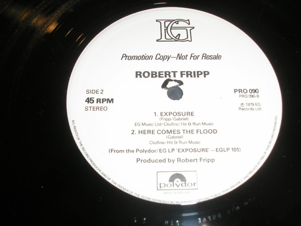 baixar álbum Robert Fripp - Four From Exposure