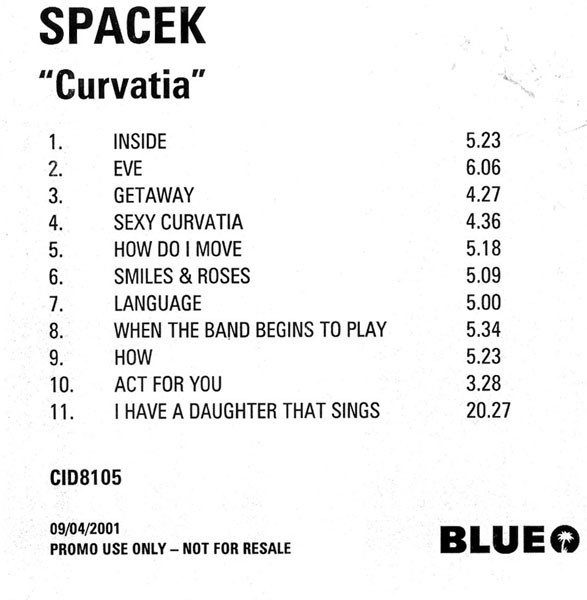 Spacek – Curvatia (2001, CDr) - Discogs