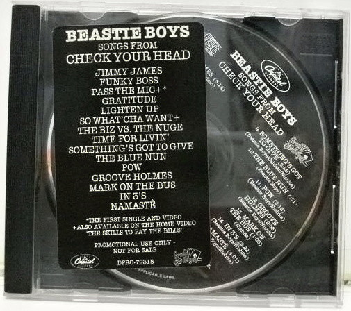 Beastie Boys – Songs From Check Your Head (1992, CD) - Discogs