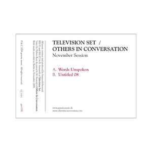 November Session - Television Set / Others In Conversation
