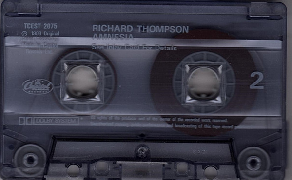 last ned album Richard Thompson - Amnesia