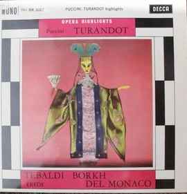 Giacomo Puccini - Turandot (Opera Highlights) album cover