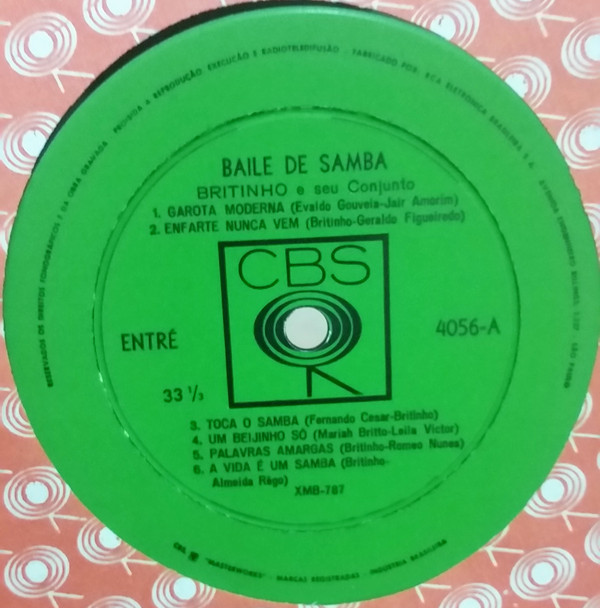 ladda ner album Britinho E Seu Conjunto - Baile De Samba