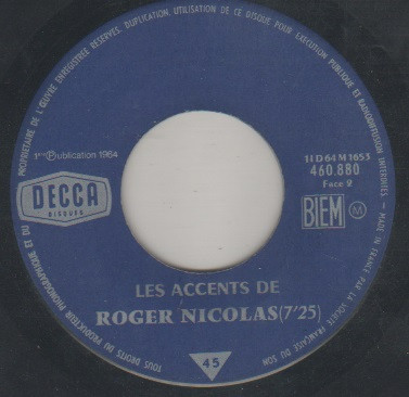 Album herunterladen Roger Nicolas - Les Accents De Roger Nicolas