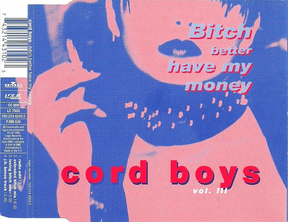 télécharger l'album Cord Boys - Bitch Better Have My Money