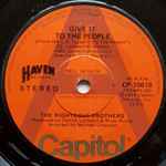 Cover of Give It To The People, 1974-10-14, Vinyl