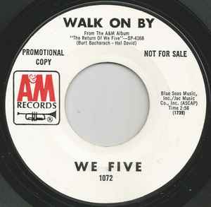 We Five - Walk On By album cover