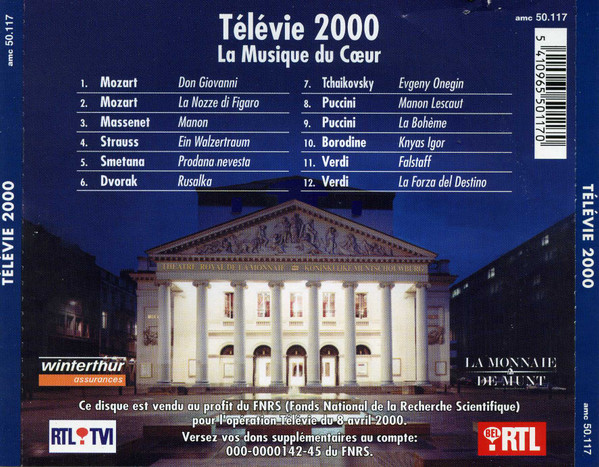 Album herunterladen Orchestre De La Monnaie - Télévie 2000 La Musique Du Cœur