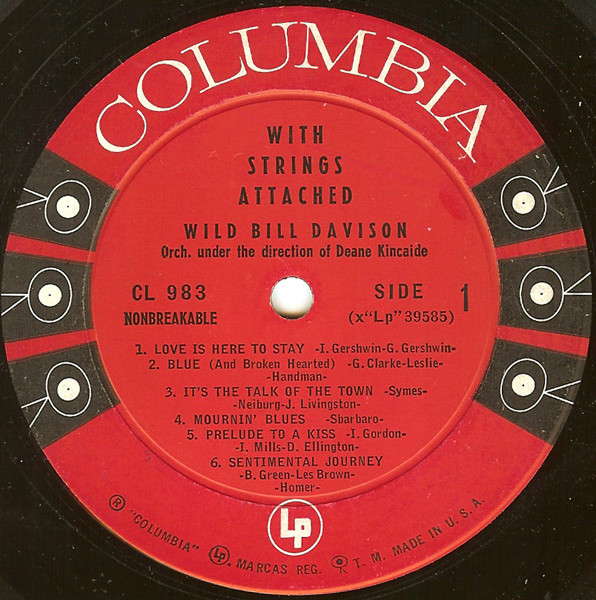 télécharger l'album Wild Bill Davison - With Strings Attached