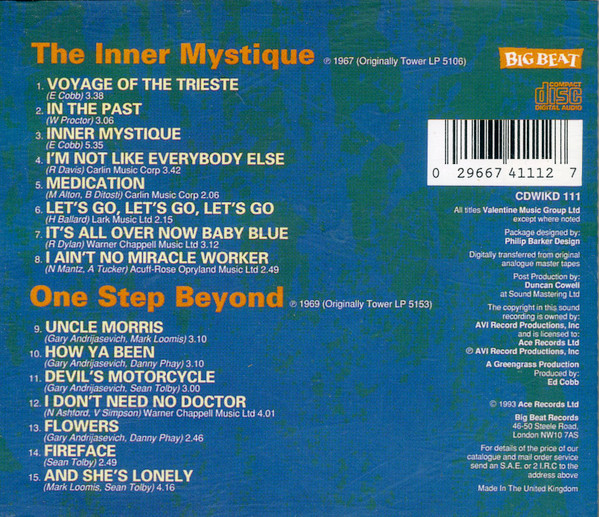 baixar álbum The Chocolate Watchband - The Inner Mystique One Step Beyond