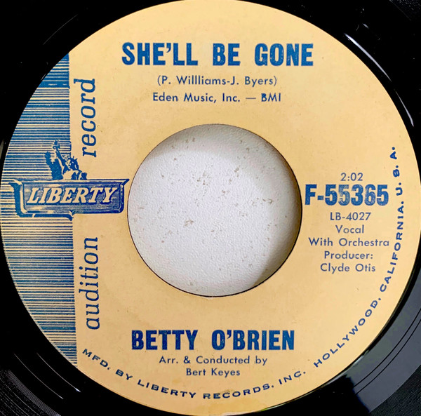 télécharger l'album Betty O'Brien - Love Oh Love Shell Be Gone