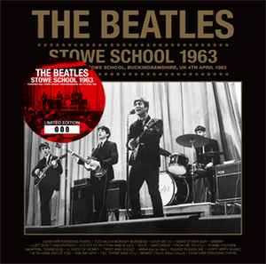 The Beatles - Stowe School 1963 album cover