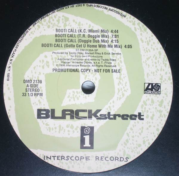 Blackstreet – Booti Call / I Like The Way You Work (1994, Vinyl