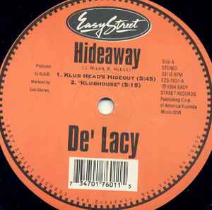 De'Lacy - Hideaway album cover