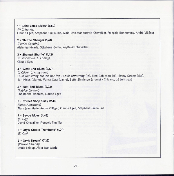 baixar álbum Caratini Jazz Ensemble - Darling Nellie Gray Variations Sur La Musique De Louis Armstrong