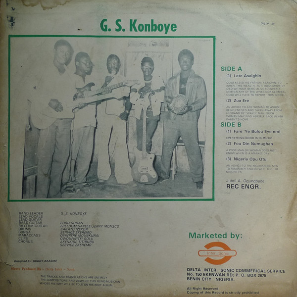 Album herunterladen G S Konboye And The God's Mercy Dance Band Of Okpokunu - Fare Ye Bulou