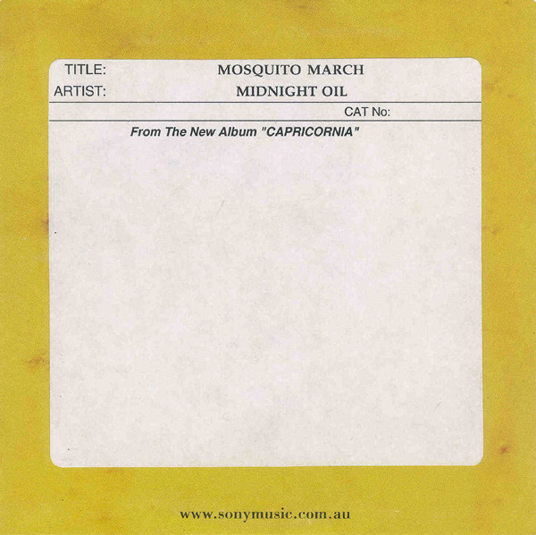 lataa albumi Midnight Oil - Mosquito March