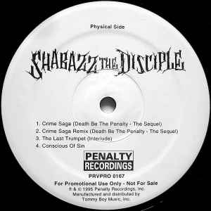 Shabazz The Disciple – Crime Saga (Death Be The Penalty - The