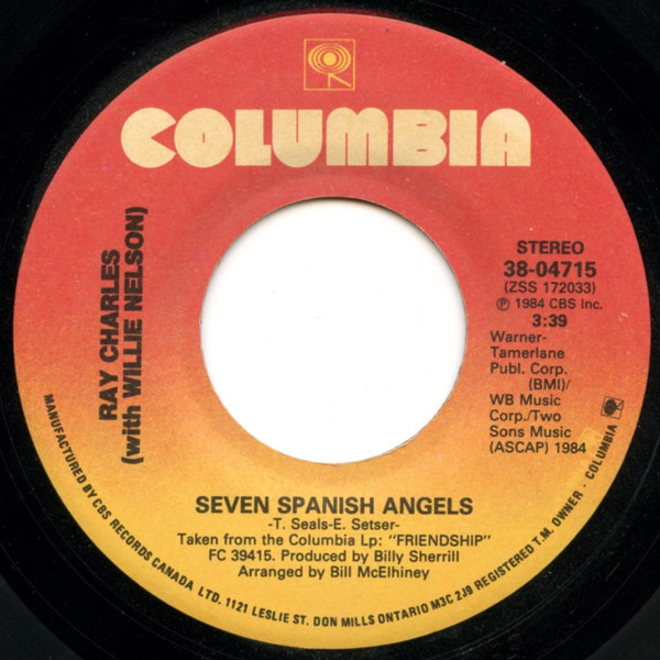 Ray Charles – Seven Spanish Angels (1984, Vinyl) - Discogs